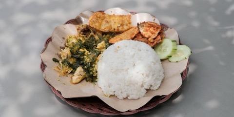 Tauhu dan sayur vegan